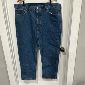 Levi's 550 Relaxed Fit Jeans Men's 42x29 Medium Wash Denim, Cotton, Retro 90s